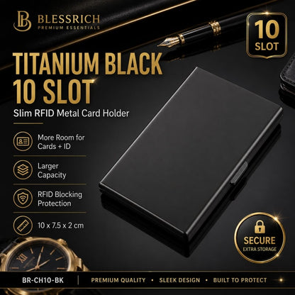 🔥LAST DAY SALE 49% OFF-💳RFID Blocking Metal Card Holder