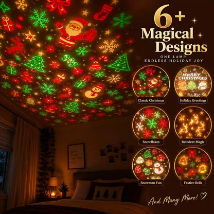 🎁Hot sale 50% OFF🎄Christmas Light Projector-Instant Holiday Magic For Your Home & Yard