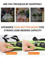 🛍️✨ 🔥LIMITED-TIME SALE🔥 3-in-1 Convertible Rolling Shopping Tote 🛍️🛞 Hidden Wheels, Expandable Zip & 44LB Capacity