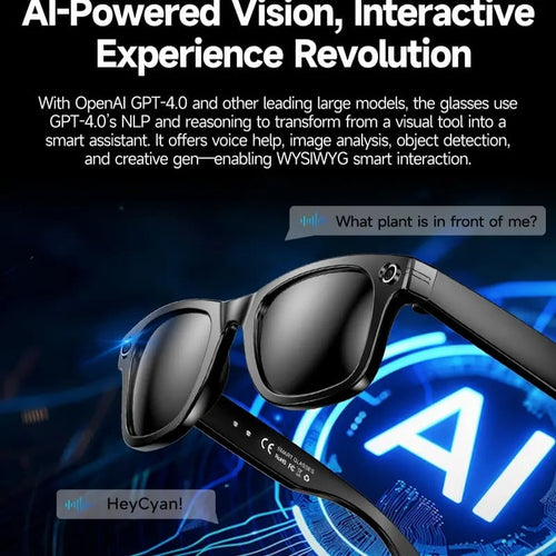 🔥🔥LAST DAY SALE 49% OFF-✨👓Smart AI Translation Camera Bluetooth Glasses