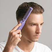 Mini Cordless Hair Straightener Brush – Ceramic Comb, USB Rechargeable, All Hair Types