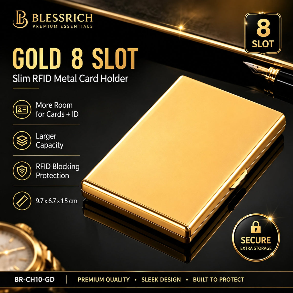🔥LAST DAY SALE 49% OFF-💳RFID Blocking Metal Card Holder