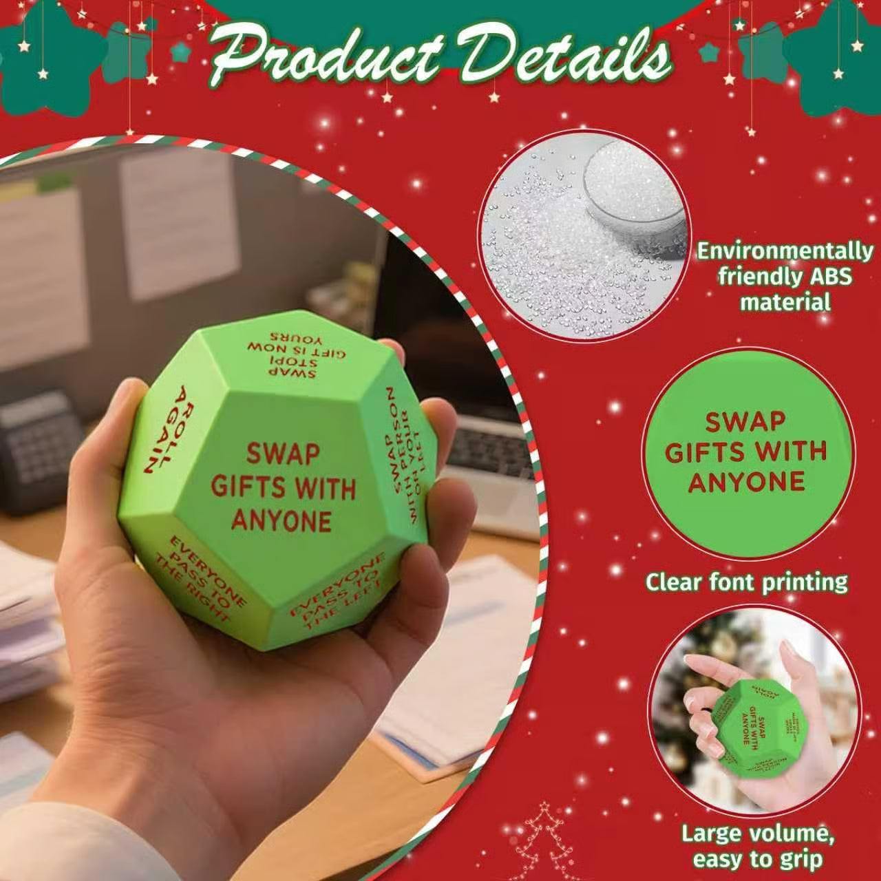 Christmas Early Sale 🎅🔥 Hilarious Christmas Gift Exchange Party GameDice