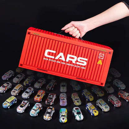 🎅Christmas promotion 49% OFF🎁48 Mini Pull-Back Cars with Built-In Garage Set