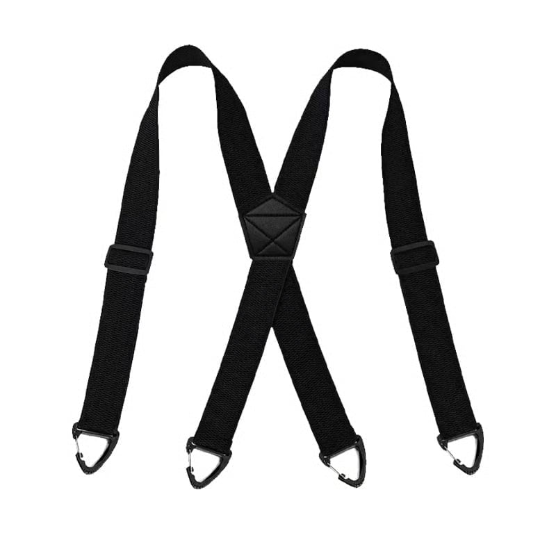 💼 Comfortable 4‑Clip Work Suspenders for Men