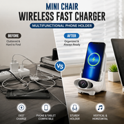 🔥Last Day Sale 50%🔥Mini Chair Wireless Fast Charger Multifunctional Phone Holder
