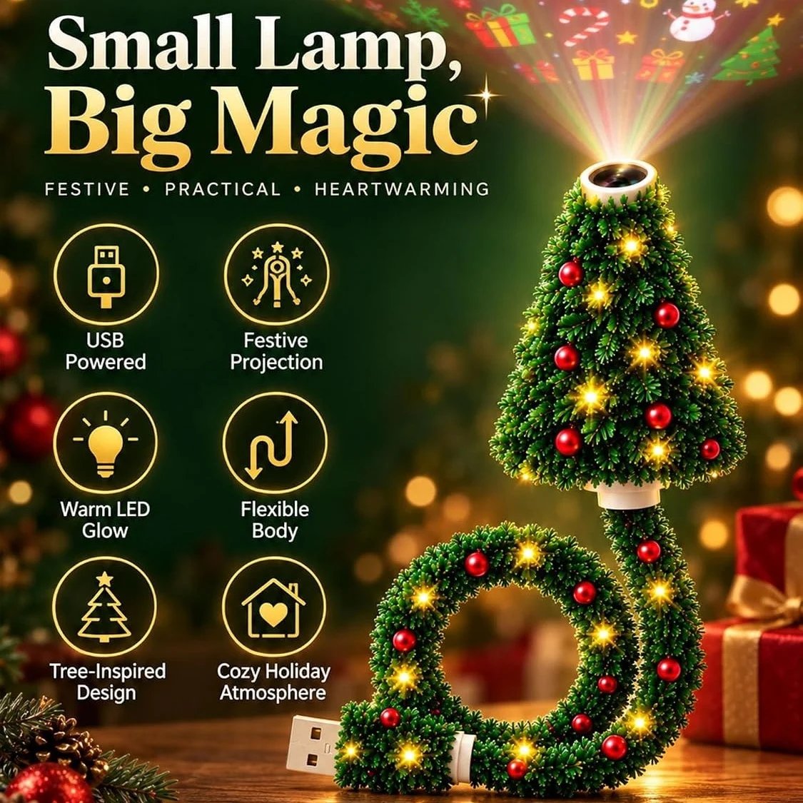 🎁Hot sale 50% OFF🎄Christmas Light Projector-Instant Holiday Magic For Your Home & Yard