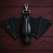 Bat Coin Purse Keychain Daily Carry Accessory