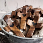 🏆Flash Sale⚡ 50K+ SOLD! ✝️100% Handmade Wooden Cross My Heart