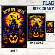 Happy Halloween Pumpkin Flag
