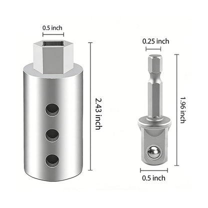 Stainless Steel Trailer Jack Electric Drill Adapter
