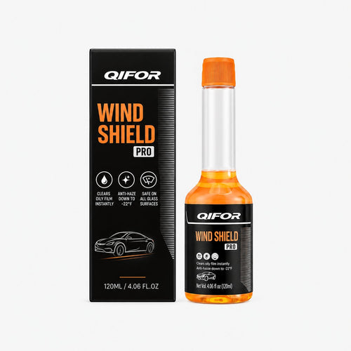 🔥Last Day 50% OFF - 🚗 QIFOR Concentrated Windshield Washer Fluid – 120ml Car Glass Cleaner. Oily Film Removal & -22°F Anti-Freeze Protection