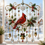 🔥Last Day 49% OFF - Handmade Christmas Stained Glass Window Hanging