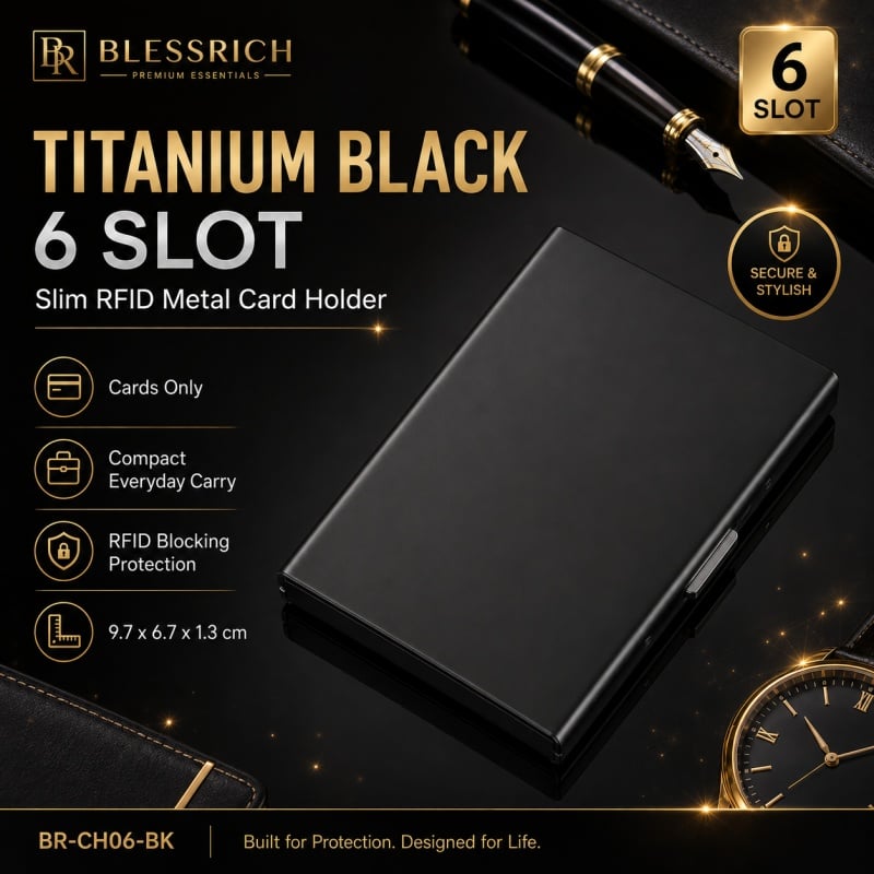 🔥LAST DAY SALE 49% OFF-💳RFID Blocking Metal Card Holder