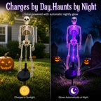 💀 Last Day 50% OFF – Solar Skull Garden Lights with Eerie Color-Changing Glow 🎃