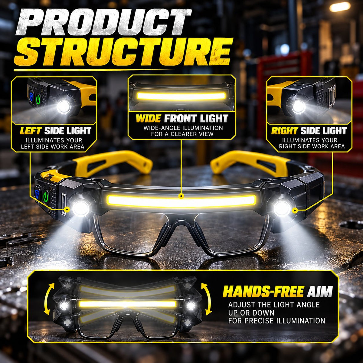 🔥HOT SALE 49% OFF - 👓Hands-Free Pro Light Glasses™