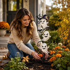 👻 Solar Halloween Ghost Garden Stake