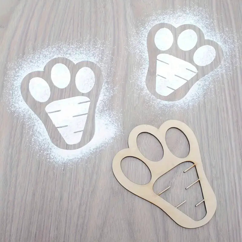 Easter Bunny Footprints Props
