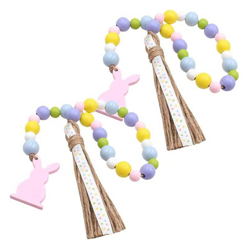 Easter Tassel Beaded Pendant