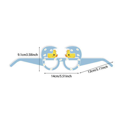 Easter Themed Paper Glasses