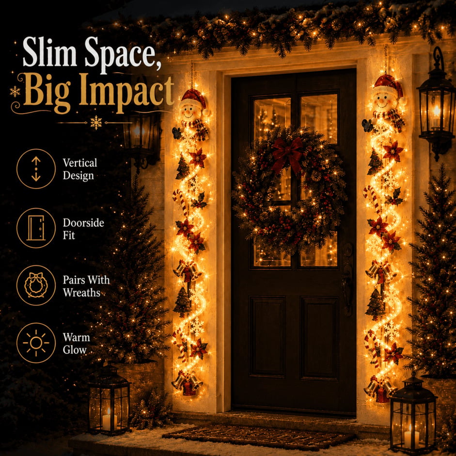 🎁 Limited Time 49% OFF🎅 Glowing Christmas Door Hanger