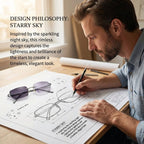 🔥Buy 1 Get 1 Free (2 pairs) – 【Co-Created by Designers】Gypsophila Smart Zoom and Color-Changing Reading Glasses