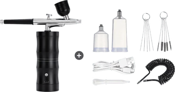 Electric Airbrush Kit with Compressor