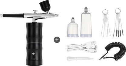 Electric Airbrush Kit with Compressor