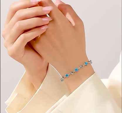 ✨Elegant Sparkling Lucky Clover Bracelet🍀