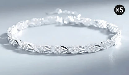 ✨Elegant Sparkling Lucky Clover Bracelet🍀