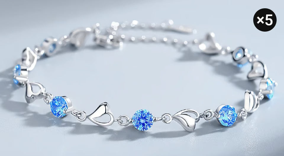 ✨Elegant Sparkling Lucky Clover Bracelet🍀