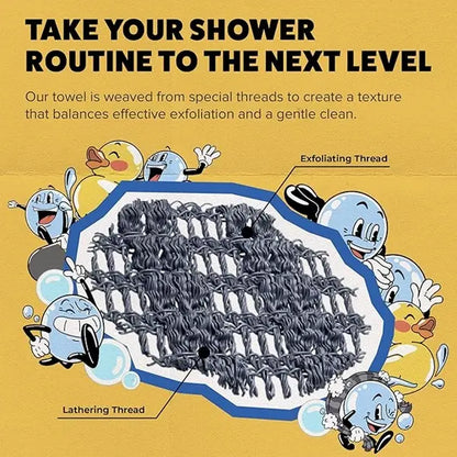 Exfoliating Shower Bath Towel