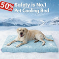 Lesure Cooling Orthopedic Dog Thick Mat – Q-Max>0.5 Cooling Mat with Washable Cover, Egg Crate Foam Non-Slip Bed for Extra Large Dogs,Deals For You Days