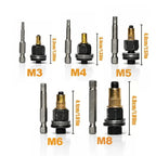 🏆LAST DAY SALE 49% OFF🛠️Head Rivet Nut Tool. M3 M4 M5 M6 M8 Rivnut Kit.Carbon Steel Rivnut Set