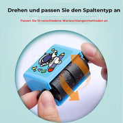 Math Learning Roller Stamp for Kids – Adjustable Numbers Practice Tool