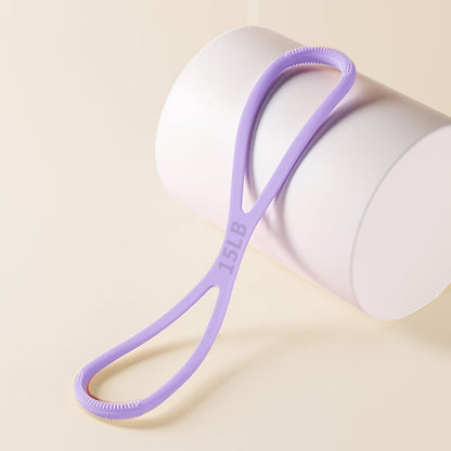 🌸 8-Shaped Silicone Resistance Band with Massage Grip