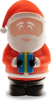 Set of 2 SanTek Claus and Riley The ReinDroid with Built in Projector & Speaker Seasonal Holiday Home Decor
