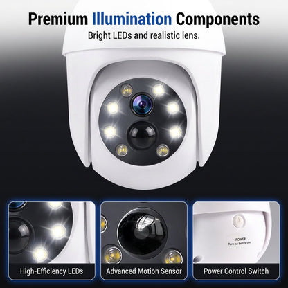 🔥Last Day 49% OFF-Solar-Powered Simulated Surveillance Camera Street Light
