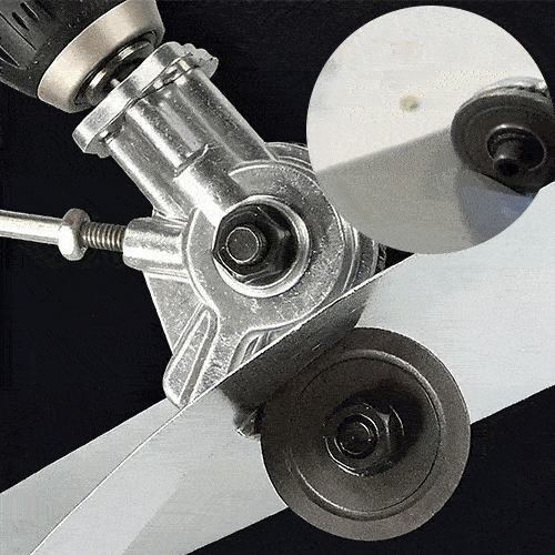 Metal Nibbler Drill Attachment – Effortless Clean Cuts Through Steel, Aluminum, Copper & Plastic Panels