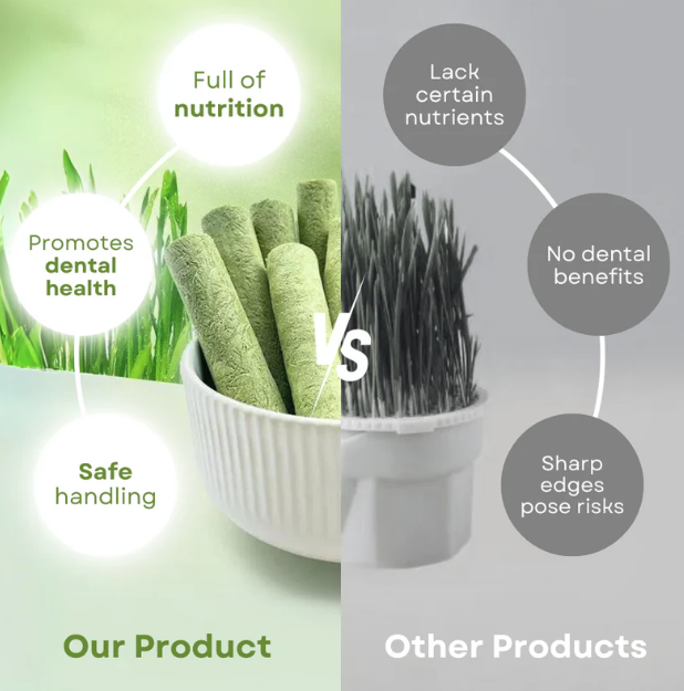 Cat Grass Dental & Digestive Sticks (6-Pack)