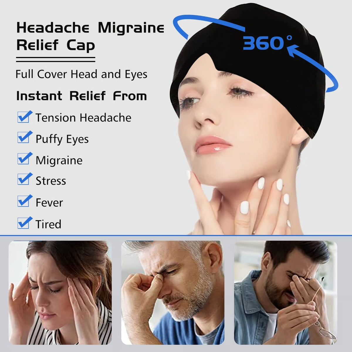 Headache Relief Hat for Migraine🧡25% off the second piece-FREE SHIPPING🎁