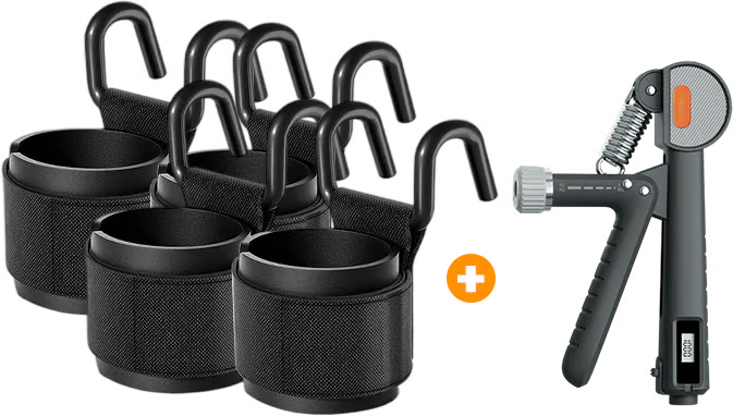 🔥Heavy Duty Weight Lifting Wrist Hook Straps