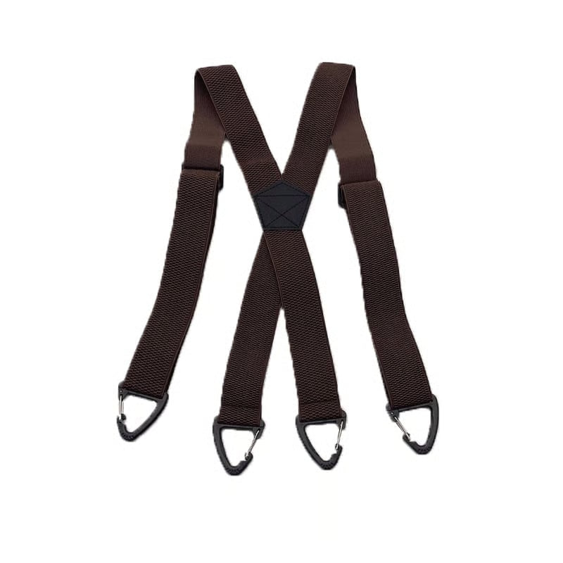 👔 Heavy Duty Work Suspenders | X-Back Adjustable Design