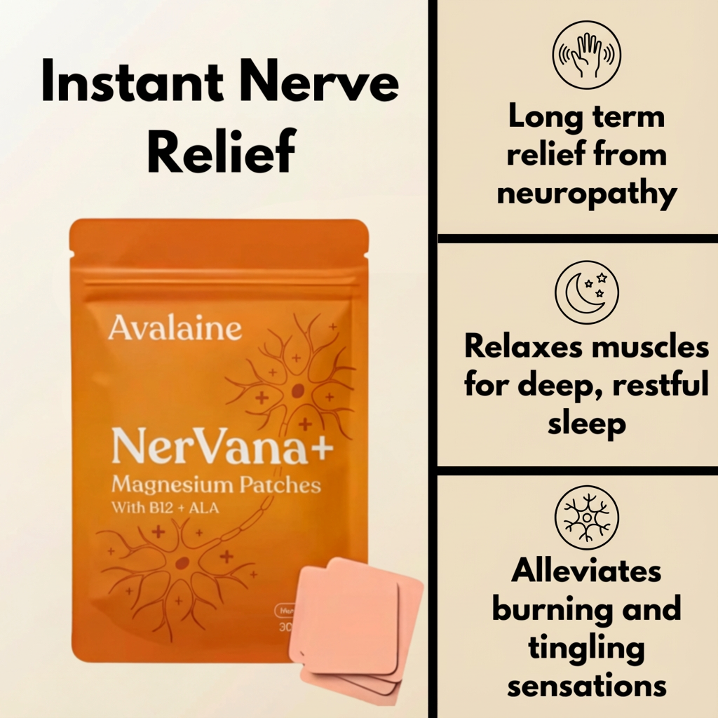 NerVana+® Nerve Relief Magnesium Patches