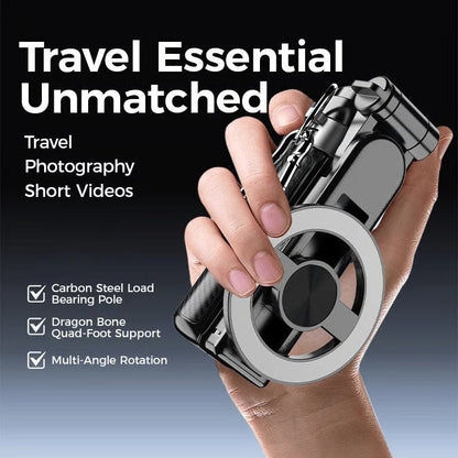 🔥Hot Sale（💥50%OFF）🔥4-in-1 Multifunctional 360° Rotation Magnetic Selfie Stick