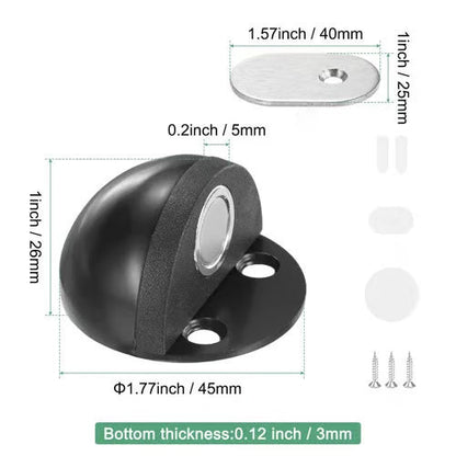 HOT SALE🔥  Hidden Stainless Steel Rubber Dual-use Door Stopper Door Holders