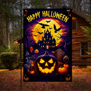 Happy Halloween Pumpkin Flag