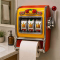 Retro Slot Machine Shaped Limited Edition Toilet Paper Holder, Wall-Mounted Toilet Wall Decor, Restroom Accessory, Housewarming Gift for Friends