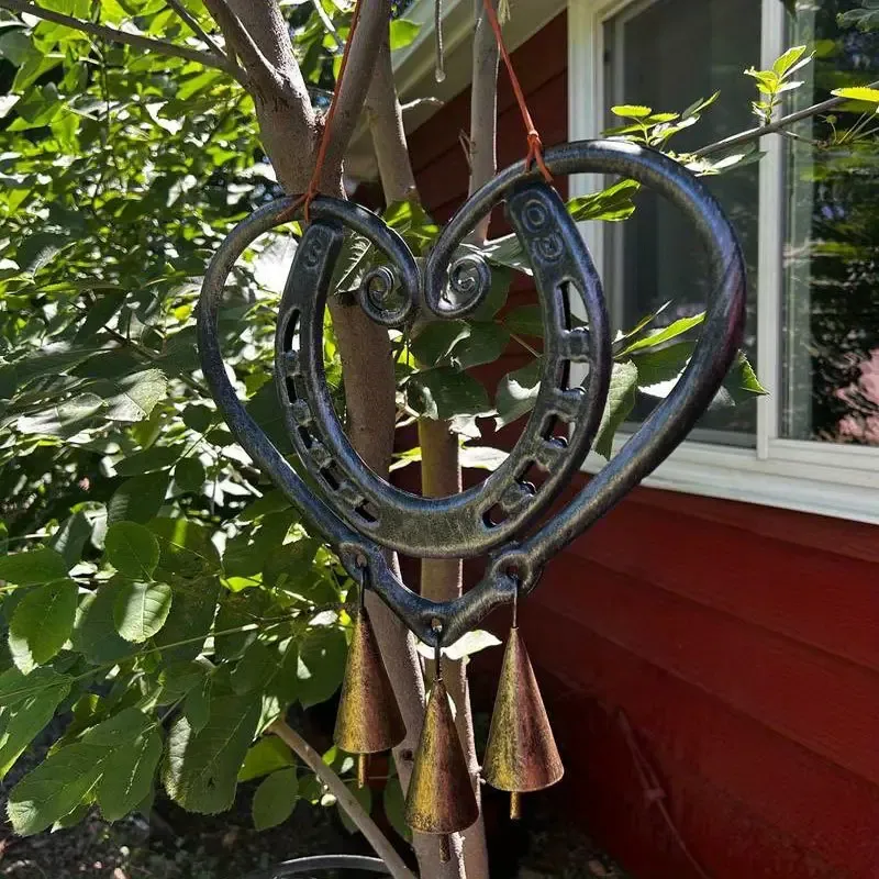 The Horseshoe Heart Wind Chime ❤🐎 (Handmade by Jordan Maynard®)