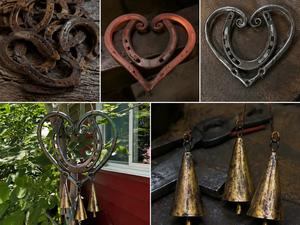 The Horseshoe Heart Wind Chime ❤🐎 (Handmade by Jordan Maynard®)